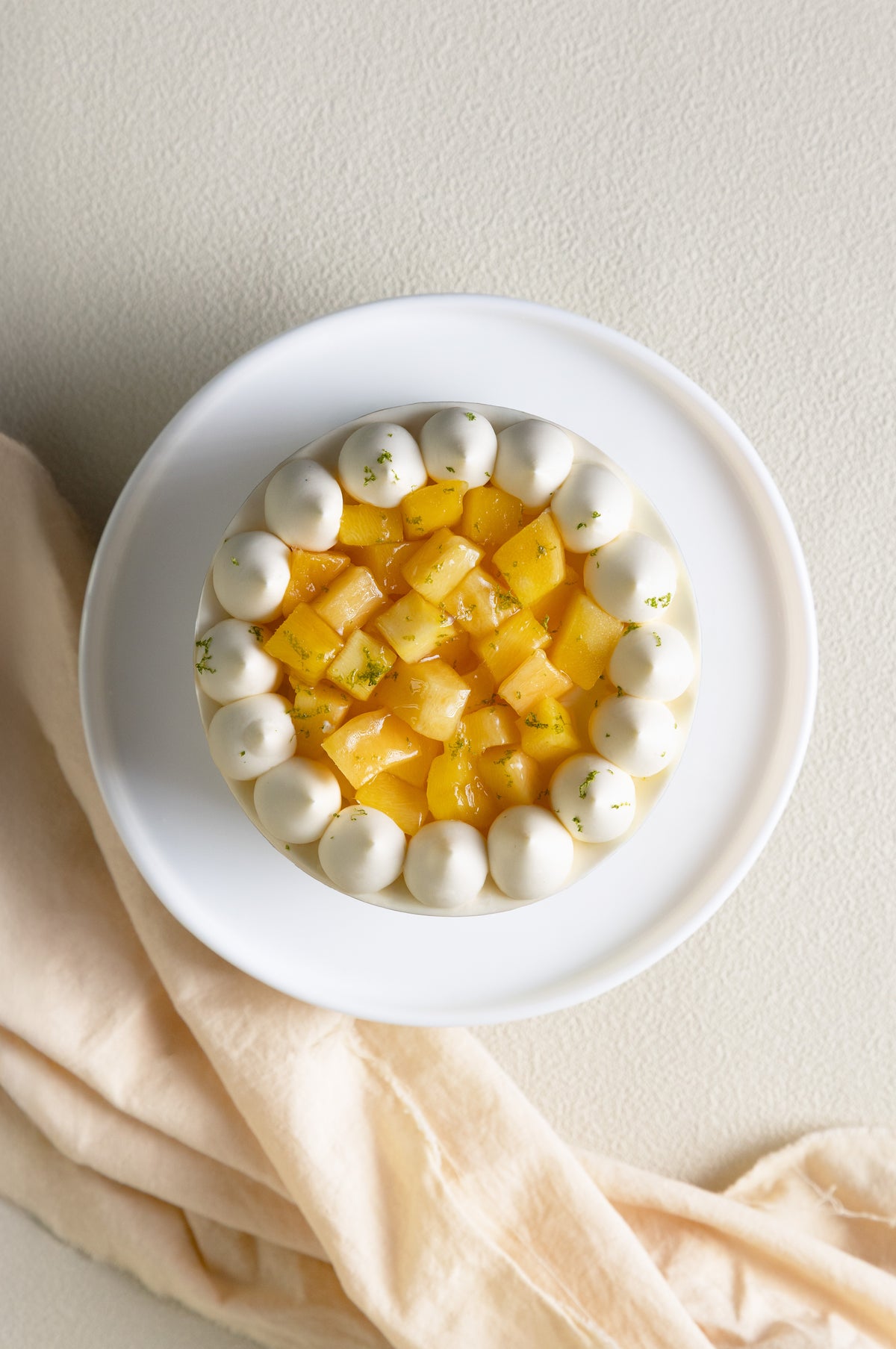Mango Yuzu Victoria Naked Cake