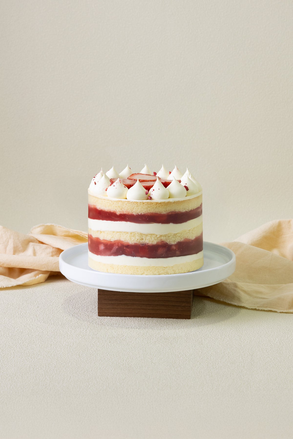 Hokkaido Strawberry Victoria Naked Cake