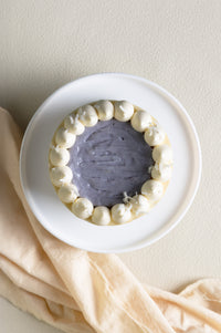 Taro Coconut Victoria Naked Cake